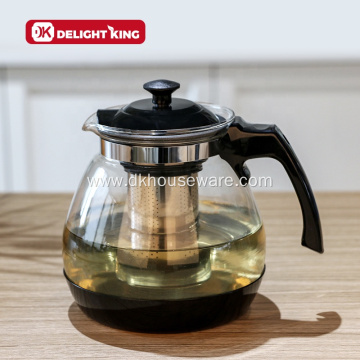 Glass Tea Infuser Pot Water Tea Kettle Teapot